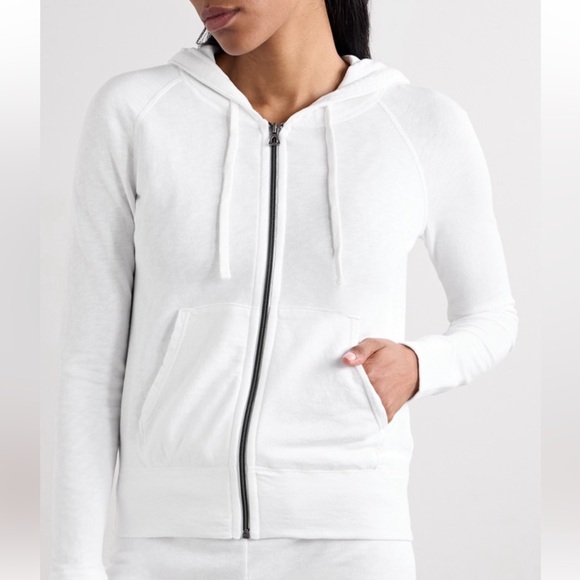 NEW James Perse Vintage French Terry Zip Up Hoodie - Picture 5 of 14